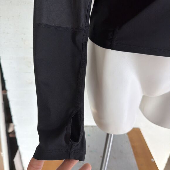 Joy Lab Athletic Mesh Detail Long Sleeve S Athleisure Sporty Chic Streetwear - Picture 3 of 6